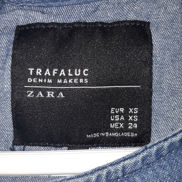Trafaluc by zara denim makeas women mini dress siz - Picture 9 of 16